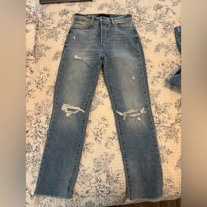 JOE’S JEANS The Honor distressed straight leg jeans size 25. NWOT never worn